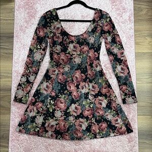 Floral Long Sleeve Dress